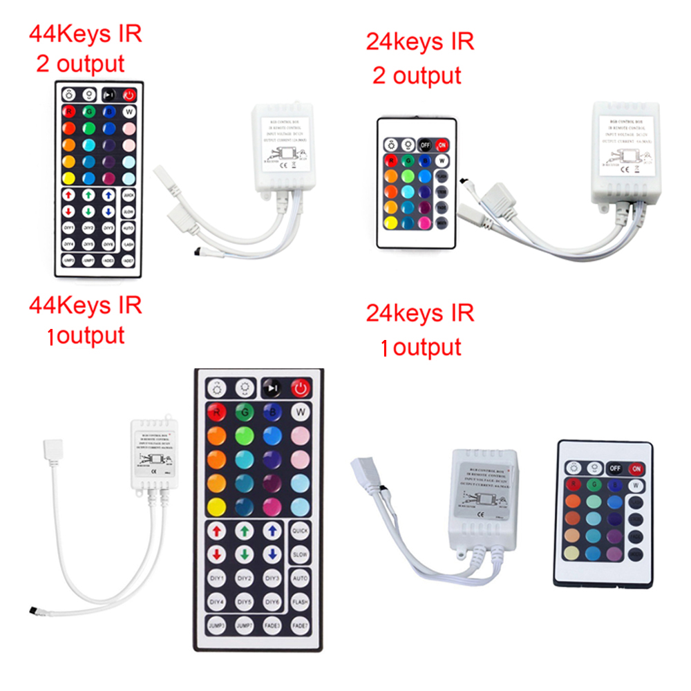 LED RGB IR RF Controller Steuerung Fernbedienung 12V 3A 2A 1A DC Steckernetzteil