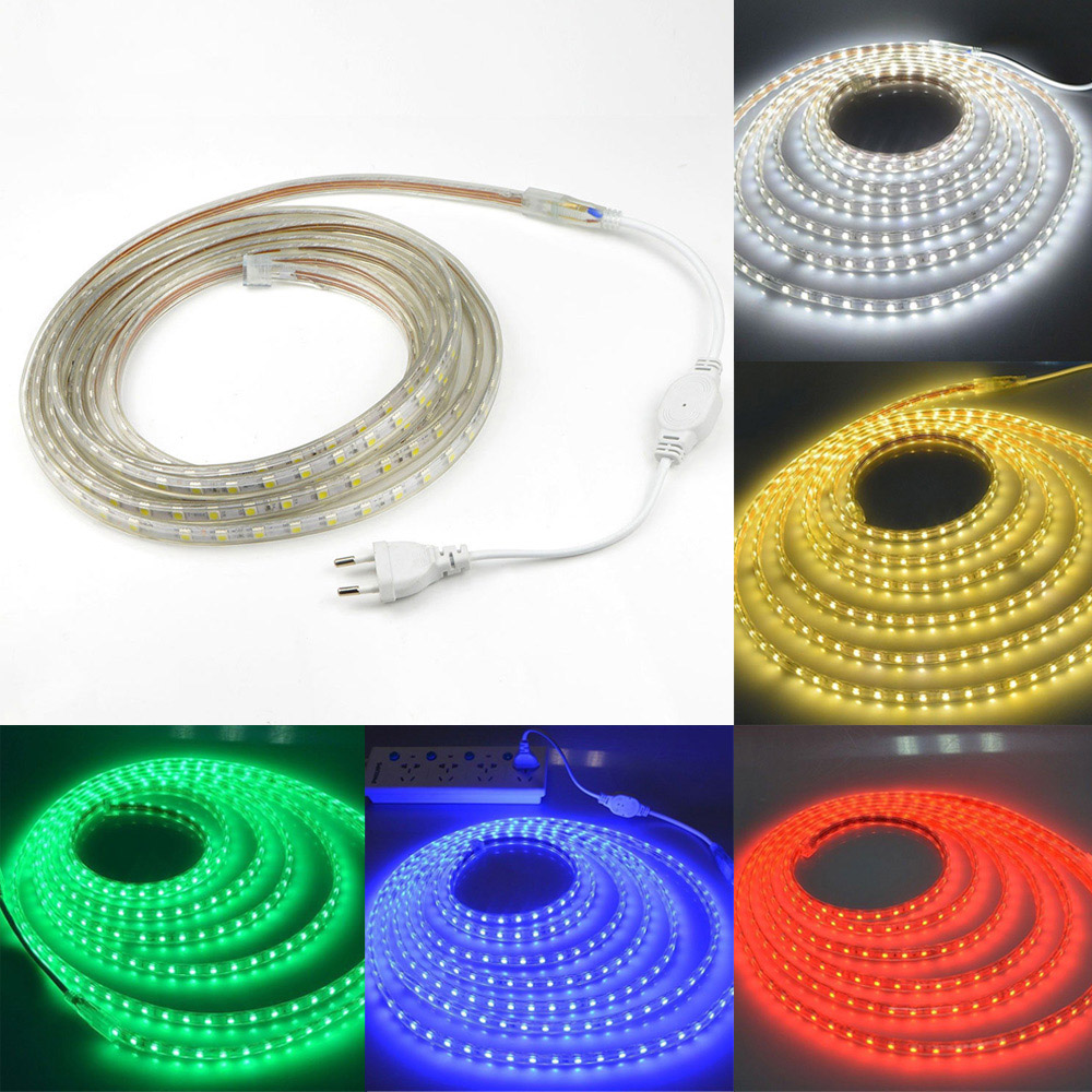 DC 5-24V 5050 Wasserdicht IP67 Flexibel LED Neon Streifen Lichtschlauch 60LEDs//m