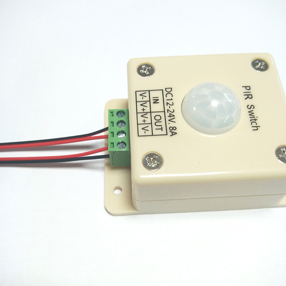 DC 12V24V 8A Automatic LED PIR Motion Sensor Dimmer Switch for Home LED Lights eBay