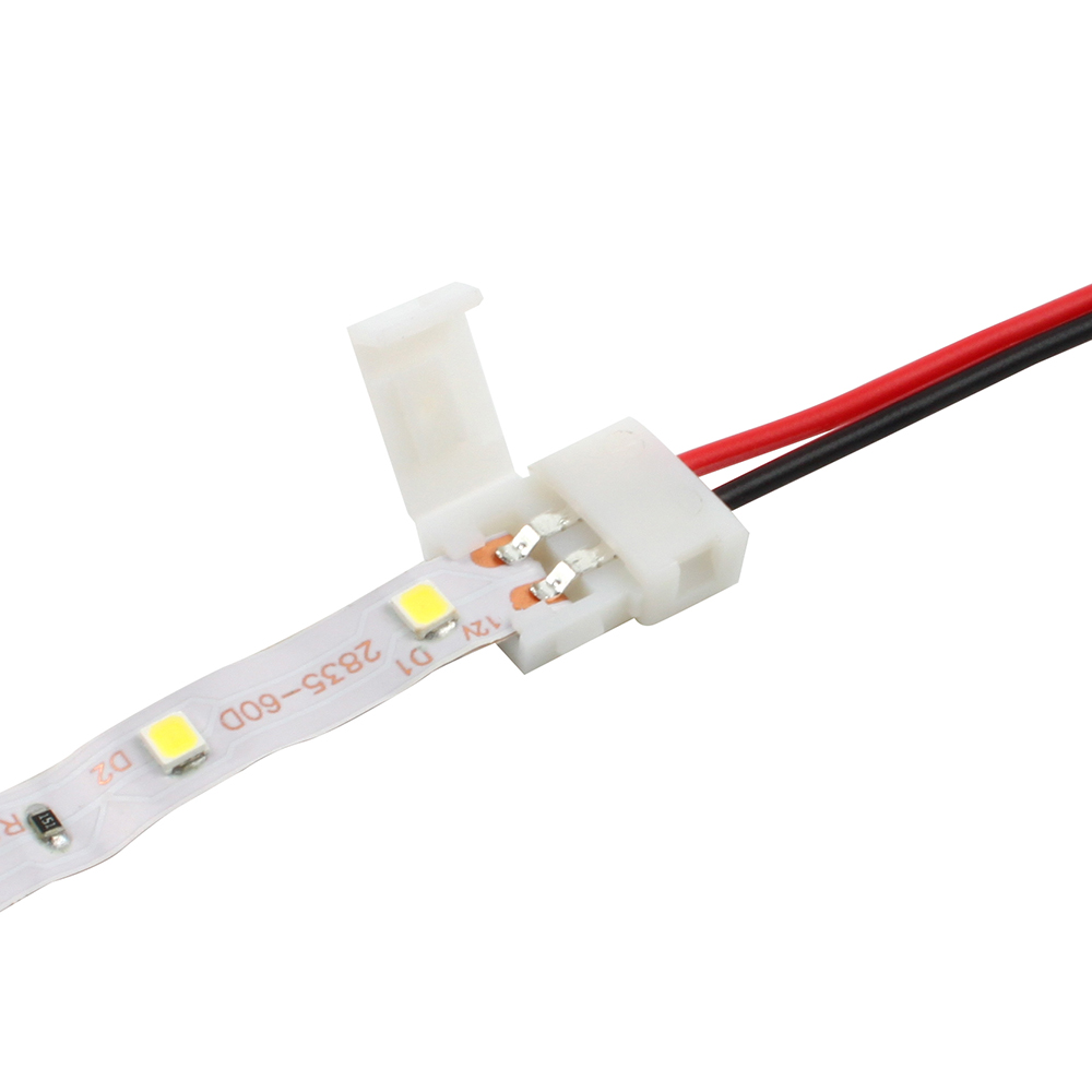 5//10Px 2Pin 4Pin RGB LED Verbindungsstück Verbinder für 5050 LED Streifen 10mm