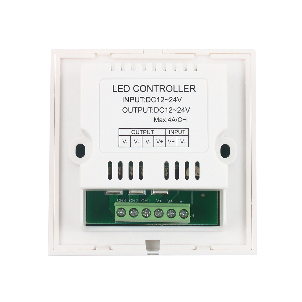 Wand Einbau Led Controller 12V 24V 8A Led Dimmer Touch Panel für LED Strips