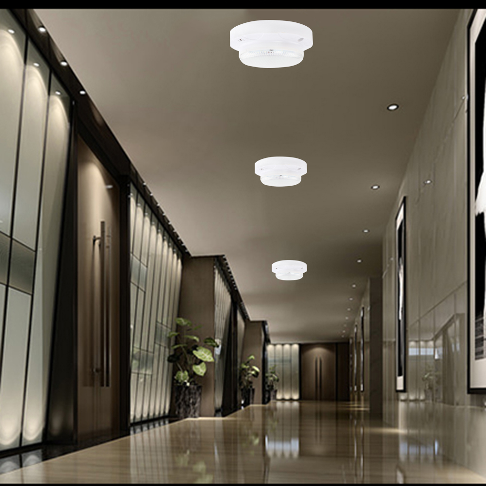 Details About 220v 5w White Color Led Ceiling Light Vioce Control Sensor Activated Garage Lamp