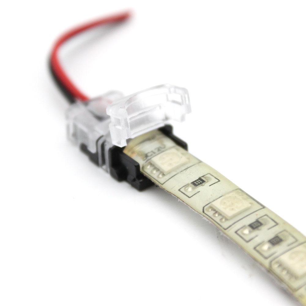 Verbinder RGBW Led Strip 5PIN 10mm Clip auf Kabel Connector RGB+W Zubehör Stripe