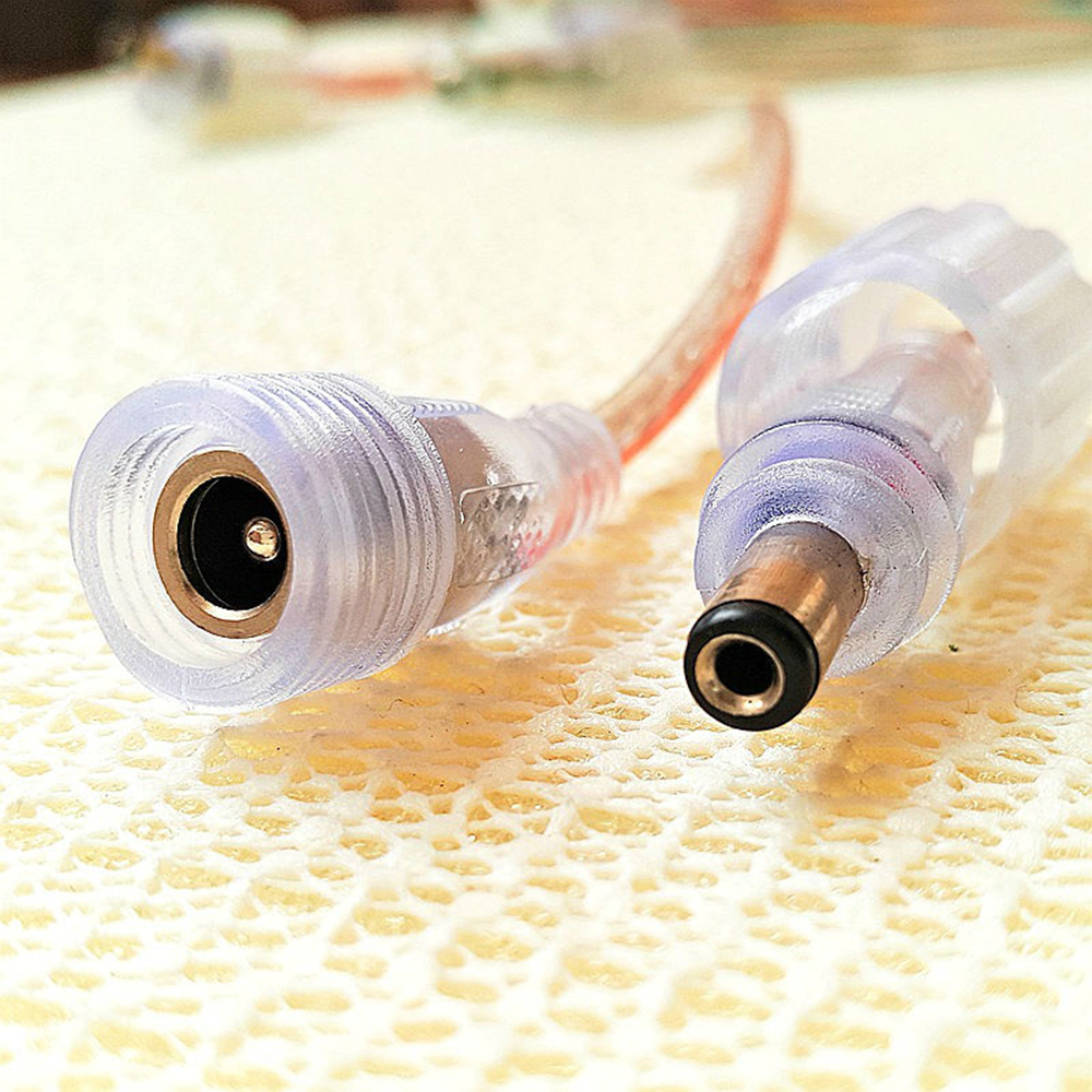 1 Pair 5 5mmx2 1mm Male Female Dc Power Socket Jack Plug