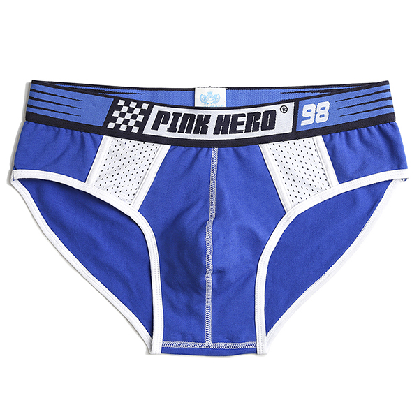 Men's Sports Gym Briefs Breathable Mesh Underwear Boxer Briefs Shorts